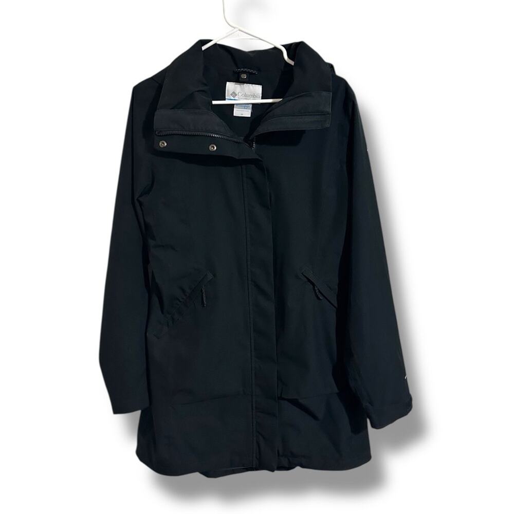 Columbia Black hooded interchange Sportswear hiking outdoor Jacket